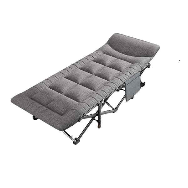 Camping seng, Letvægts, Alsidig design,MØRKE GRÅ