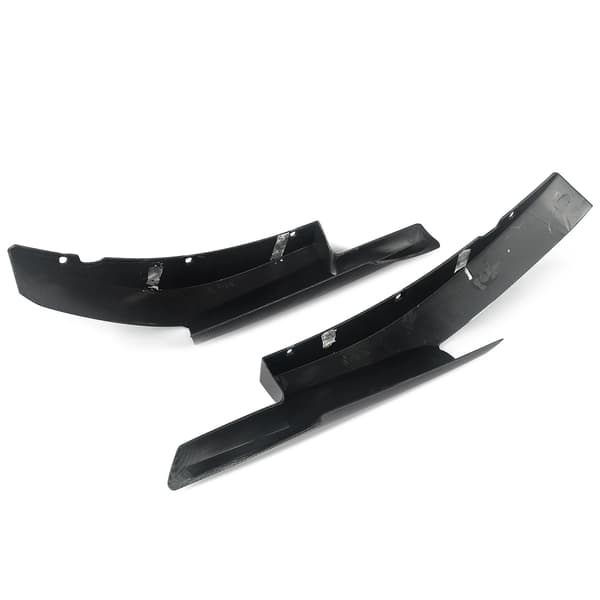 Front Bumper Winglets, Aerodynamisk Design, Nem Installation,Kulfiberlook