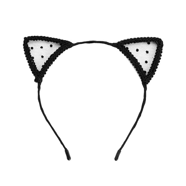 Katteører Hovedbånd, Lace Materiale, Behagelig Pasform,3