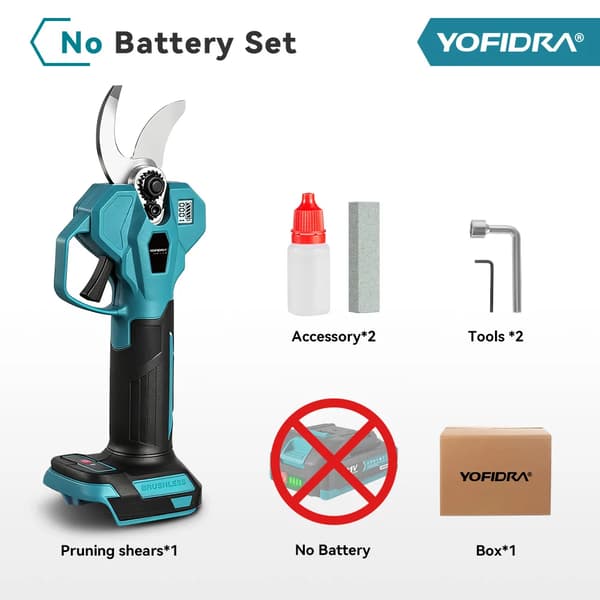 Elsax, borstlös motor, LED-display, Inget batteri
