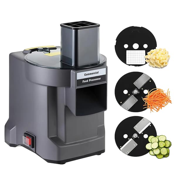 Grøntsagsslicer, Fuldautomatisk, Rustfrit Stål Blade,sort