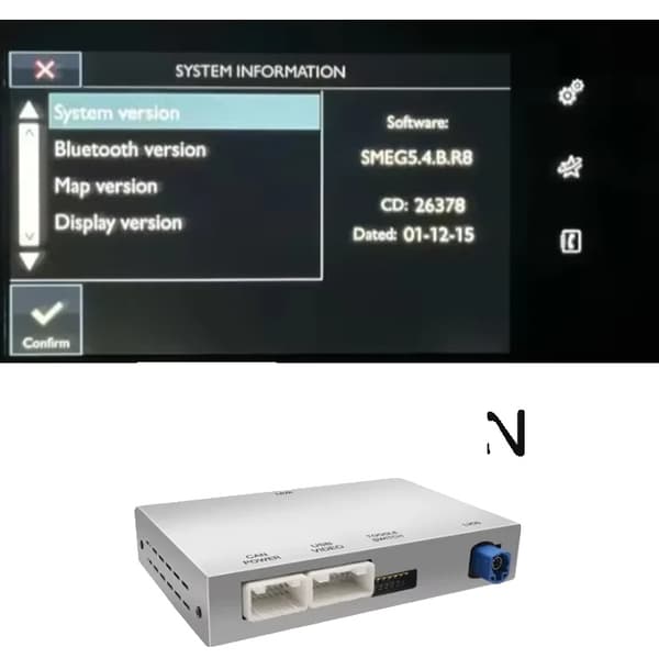 Langaton Carplay-sovitin, tukee Android Autoa, helppo asennus,SMEG