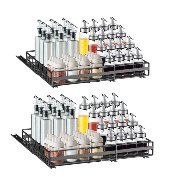 Förvaringsställning, teleskopisk design, tyst drift,2 PCS
