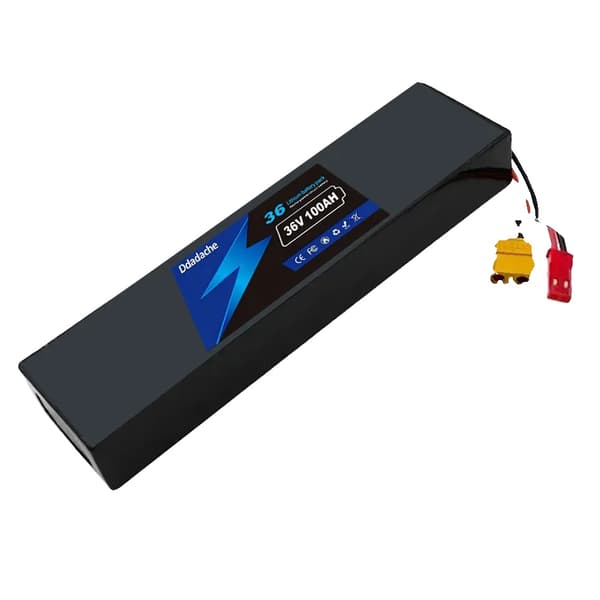 Litiumjonbatteripack, 36V, 100000mAh kapacitet,XT60-JST