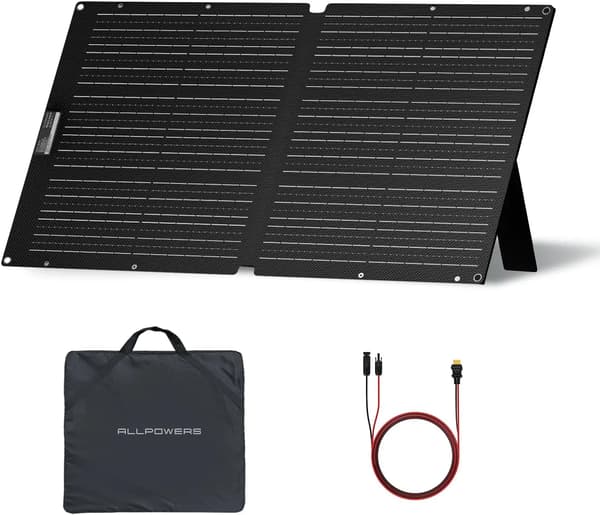 Solpanel, Hög Effektivitet, Bärbar Design,100W Solarpanel