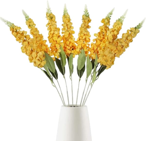 Konstgjorda Blommor, 5-pack, Heminredning,L-c, GUL