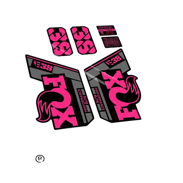 Klistermærker, Holdbart Vinyl, Tilpassede Designs,Pink FLUOR