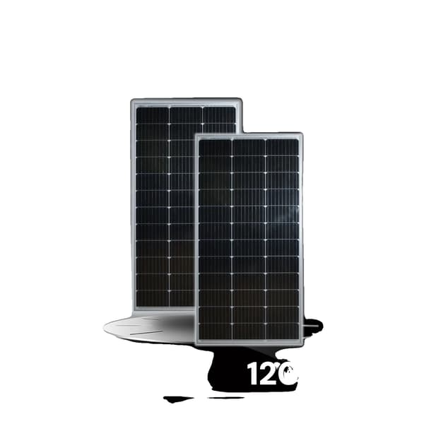 Solpanel, Monokristallin, Hög Effektivitet,120W    2PCS