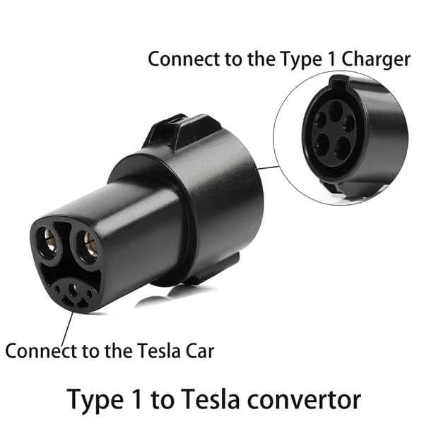 EV-laddareadapter, Typ 1 till Typ 2, Typ 2 till Typ 1,Typ 1 till Tesla