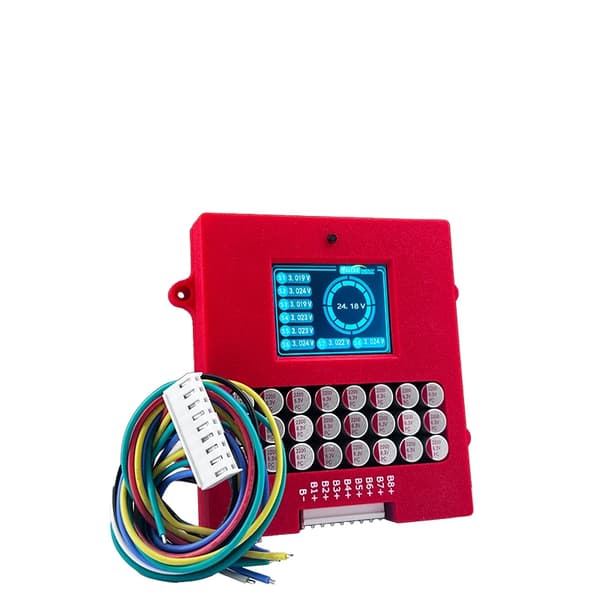 Battericell Aktiv Balansör, Spänningsdisplay, Multi-Kompatibilitet,8S Balancer