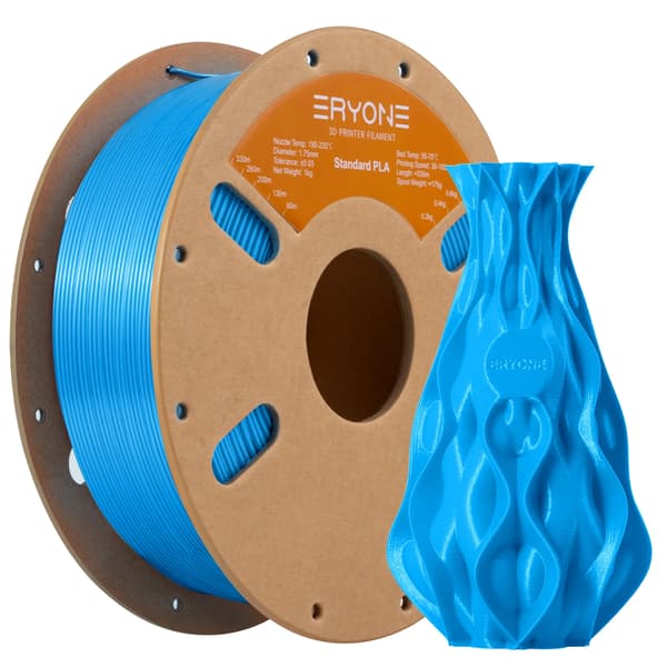 3D Filament, Hög Kvalitet, Trasselfri Design,Blå filament