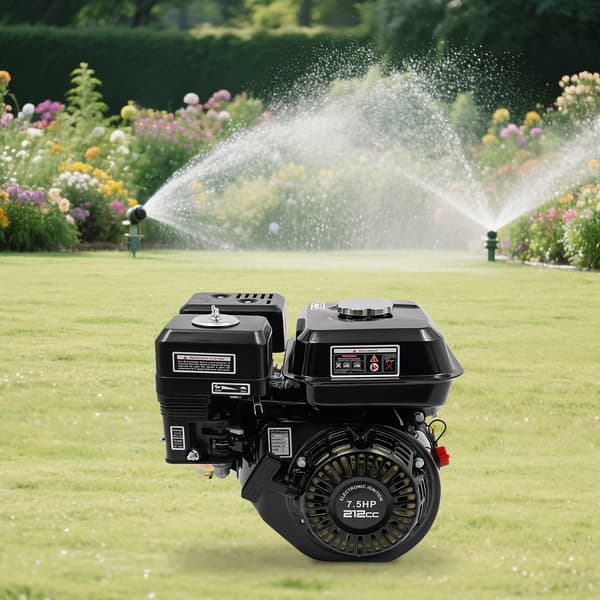 Benzinmotor, 7,5HK, 3600RPM,sort
