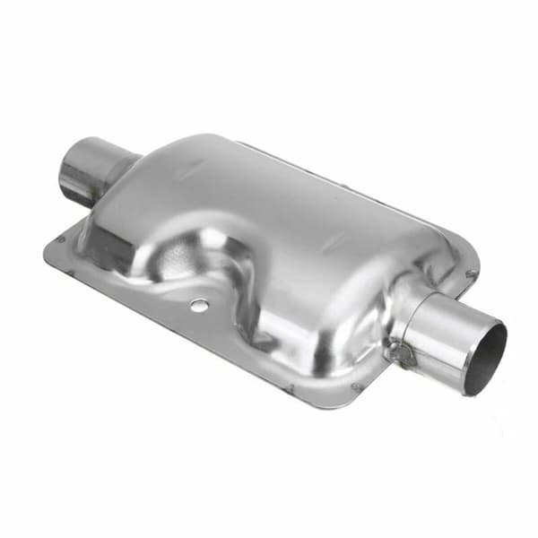 Avgassystem, Rostfritt Stål, Dämpare Tystningskit,Silver