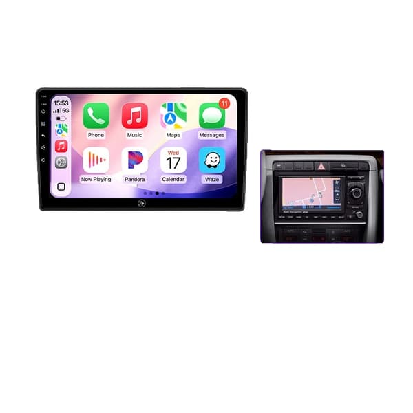 Bil Multimediaafspiller, Problemfri Forbindelse, Brugervenligt Interface, kompatibel med Audi A4 B6 (2000-2009) Trådløs,G5 4G 64G Stil B