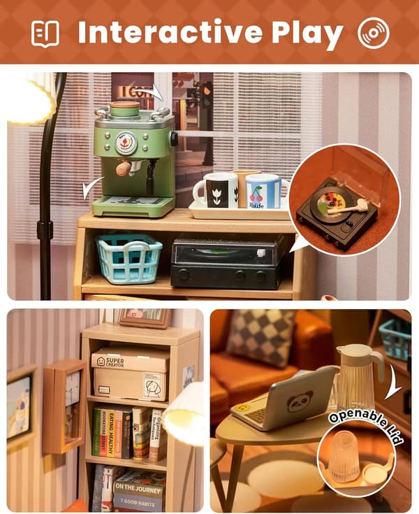 Miniatyrhus, DIY-kit, Engagerande montering,STDW007