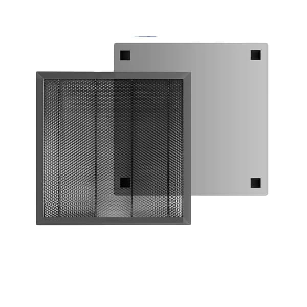 Honningkagepanel, Stødabsorberende Fødder, Integreret Måleskala,500x500mm