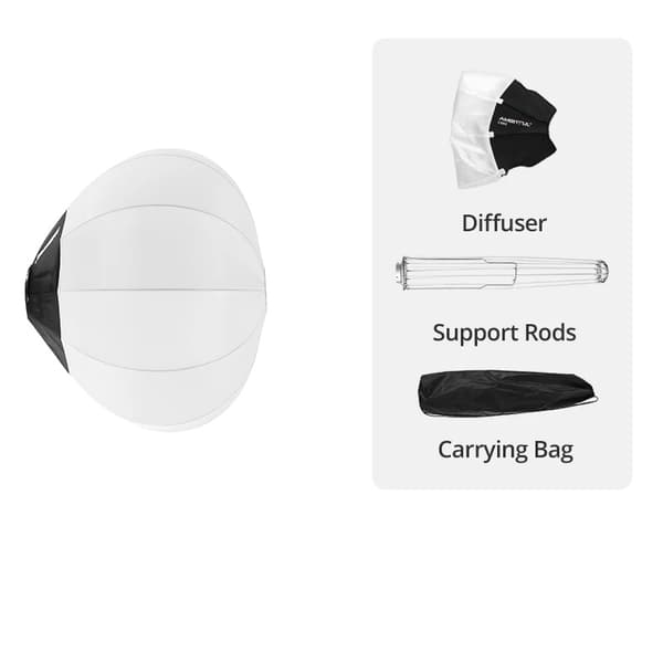 Softbox Lys, Hurtig-installationsdesign, Bærbar Sammenklappelig Struktur,50m