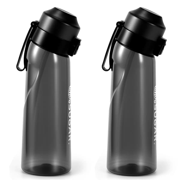 Vattenflaska, 650 ml kapacitet, innehåller 7 doftkapslar, 2 st, 650 ml