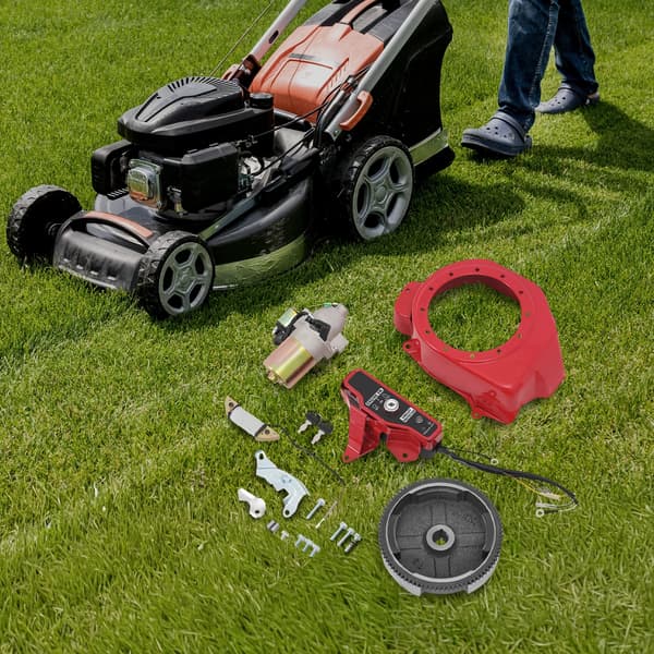 Startmotor Kit, Nyckelströmbrytarlåda, Fullständiga Komponenter,Röd