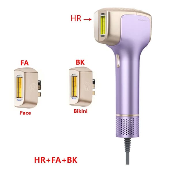 Epilator, smertefri hårfjerning, smart hudsensor,HRBKFA