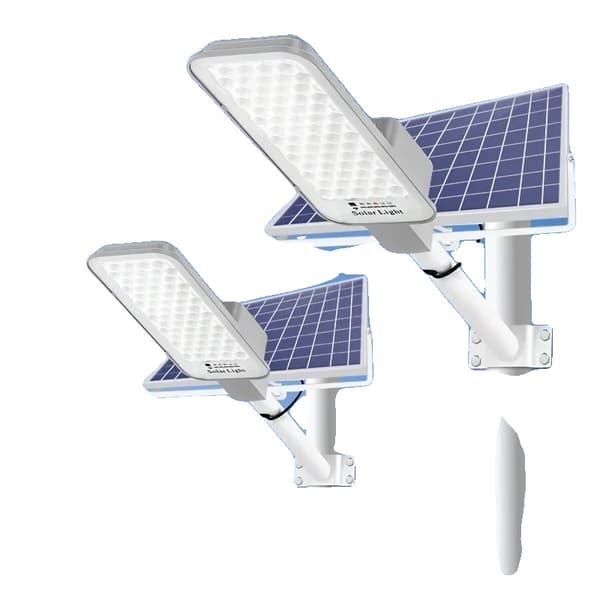 Solgata belysning, LED-belysning, vattentålig design,6000Mah-2Pack
