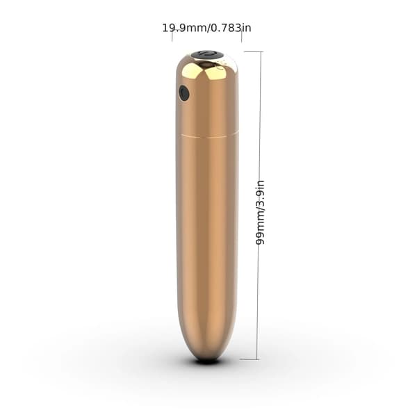 Kula Vibrator, G-Punkt & Klitorisstimulator, Kompakt Design, Guld