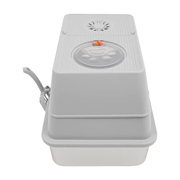 Kattebakke, Lukkede Design, Lugt Kontrol,Lys Grå