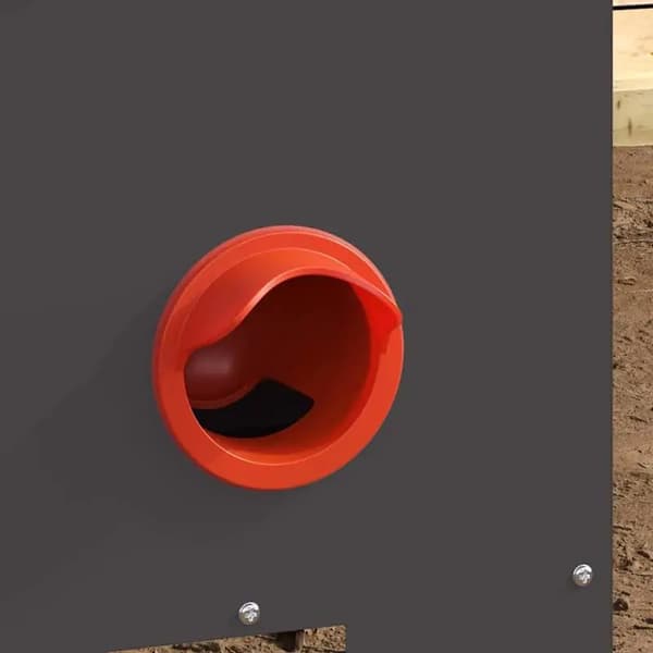 Kyllingefoder, Rustfrit Stål, Hængende Design,Sort