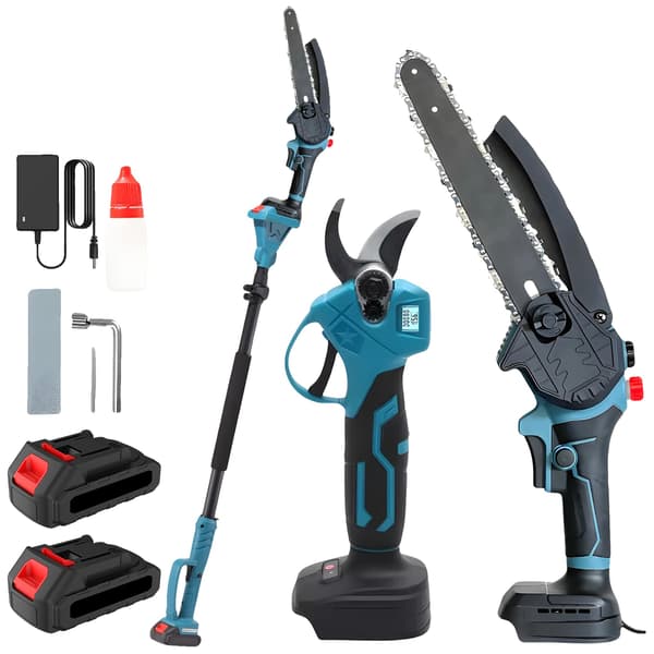Elverktygssats, Justerbar Längd, Borstlös Motor,2Batteri-a