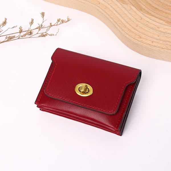 Pung, Kompakt Design, Modevenlig Stil,Rød