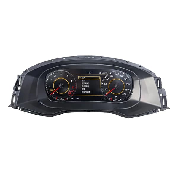 Digital Dashboard Cluster, 10,3 Tommer Skærm, Kompatibel med Passat Modeller,sort