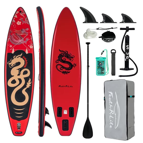 Oppustelig Stand Up Paddle Board, Ultra Stabil Design, Fuld Tilbehørssæt,SUPFR17S