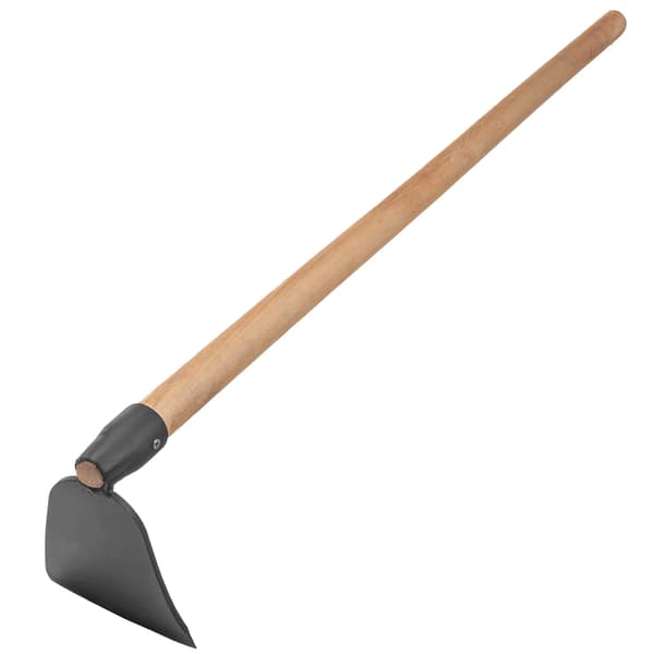 Hacka, Stålmaterial, 18 cm Längd, 15 cm Bredd, Kompatibel för Trädgårdsarbete, Effektiv Jordpenetration