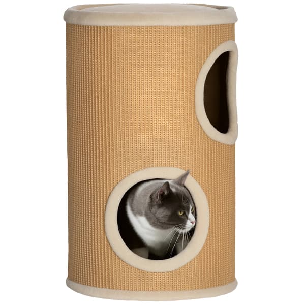 Katteskrapetårn, 2-niveau design, engagerende skrapeflader,Brun