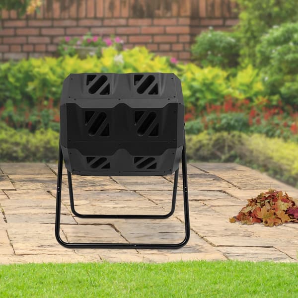 Kompostbeholder, 160L kapacitet, roterende design,160L