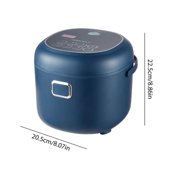 Bil Ris Koger, 2L Kapacitet, 200W Effekt, Bærbar Design, Rustfrit Stål Indergryde, Dobbelt Sikkerhedslåse