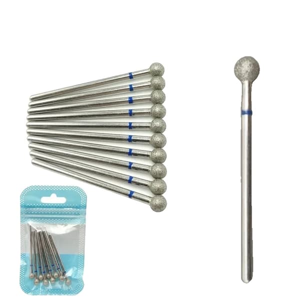 Diamant Negle Boremaskine Bits, 10-Piece Sæt, Rustfrit Stål Materiale,5.0M
