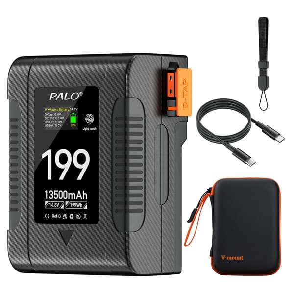 V-Mount Batteri, Hög Kapacitet, Mångsidig Kompatibilitet, BP-199 Batteri