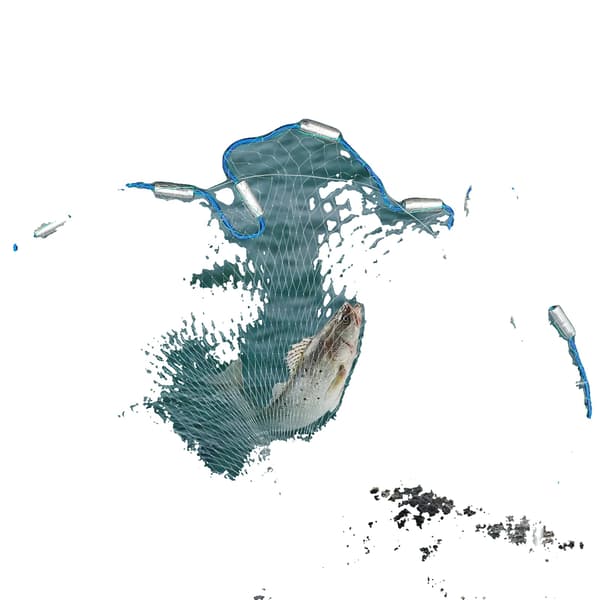 Fisknät, Lättanvänt, Hållbar Design,VIT