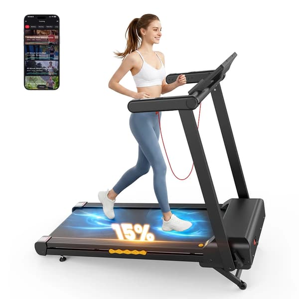 Hjemmetræner, Automatisk Stigning, Bluetooth Kompatibel,FT60