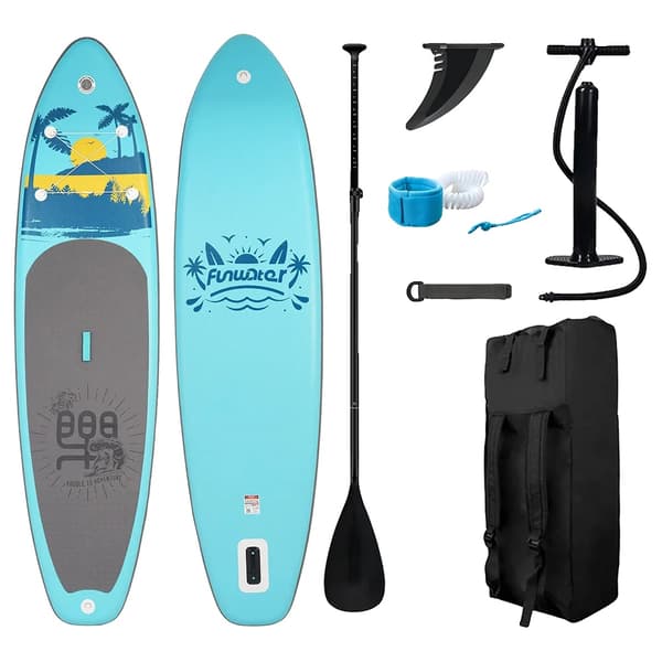 Stand Up Paddle Board, Lätt PVC, Förbättrad Stabilitet,Blå
