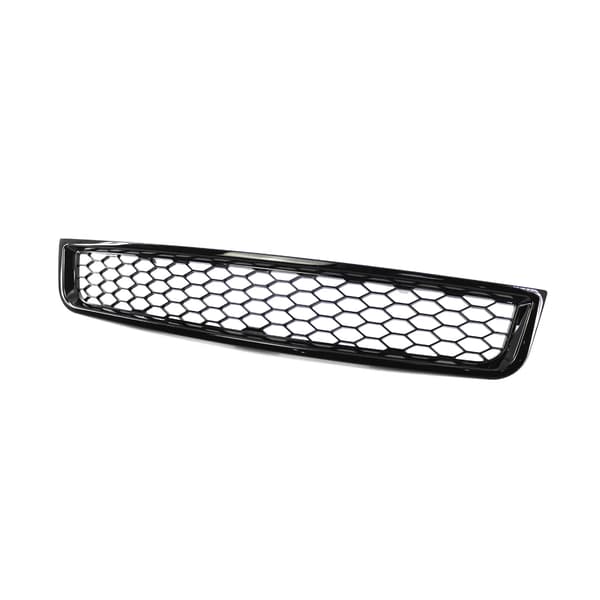 Framgrill, ABS-konstruktion, perfekt passform för Audi A4 B6,glansig svart