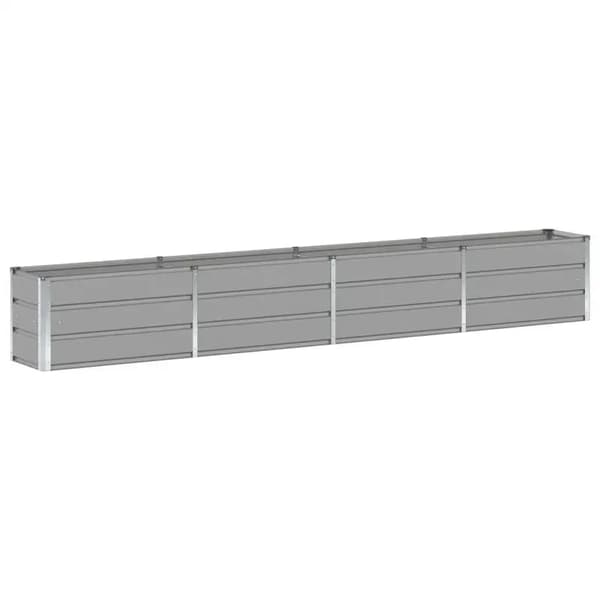 Planter, Stål Konstruktion, Vejrbestandig,Lys Grå