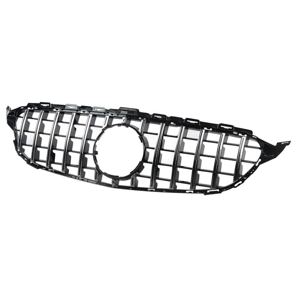 Front Bumper Gitter, GT Stil, Direkte Erstatning,Krom med sort