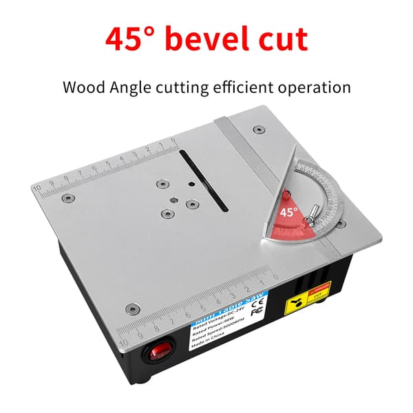 Mini Bordsav, 96W Effekt, Letvægts og Bærbar,Et sæt