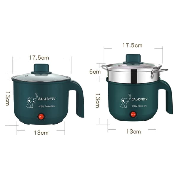 Elektrisk Kogeplade, Non-Stick, Kompakt Design,EU, Dobbelt lag