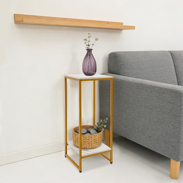 Växtställ, Två-nivå Design, Modern Estetik,Guld, M