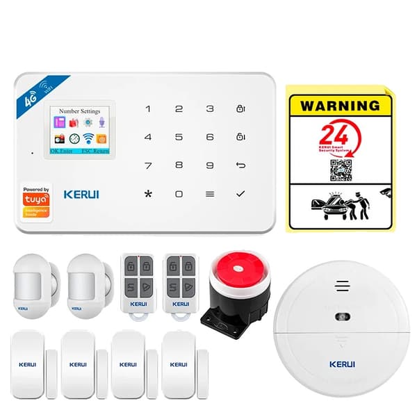 Larm System, Smart Teknik, Trådlös Kommunikation,larmkit 3, EU-plugg-b