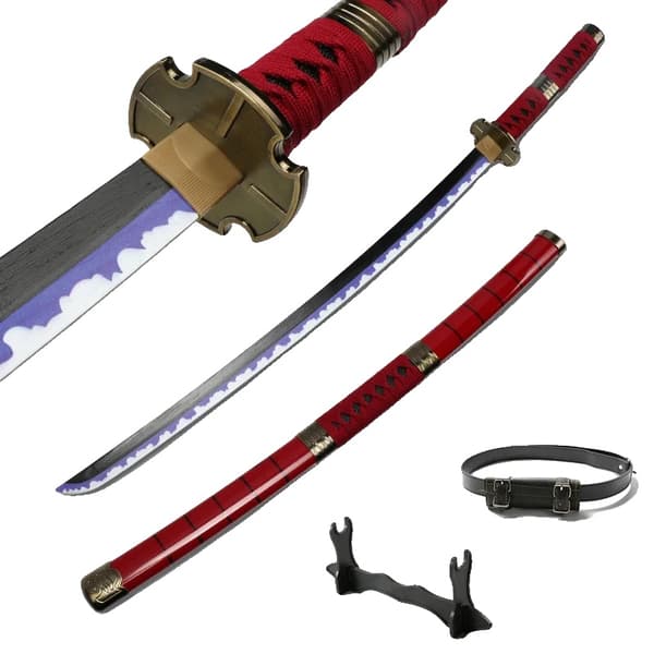 Anime Sværd, Perfekt Replica, Sikker til Cosplay,Sandai kitetsu