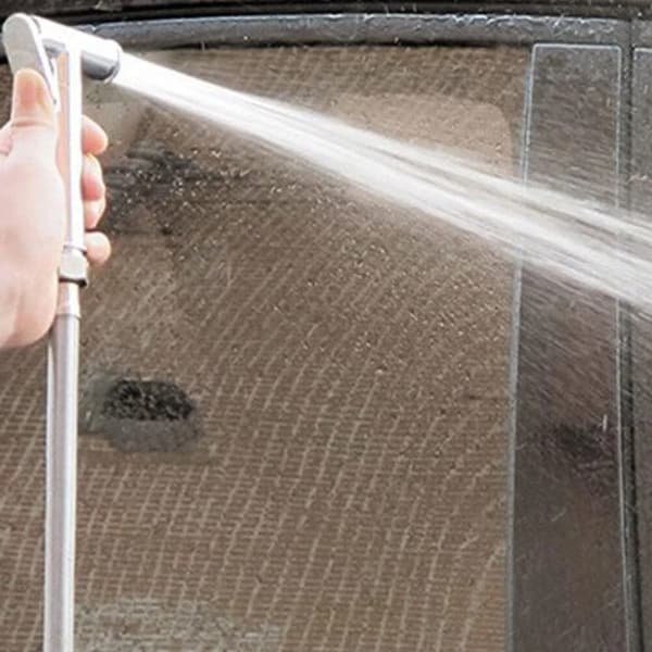 Håndholdt Spray Vandhane, 304 Rustfrit Stål, Keramisk Ventil,Sølv